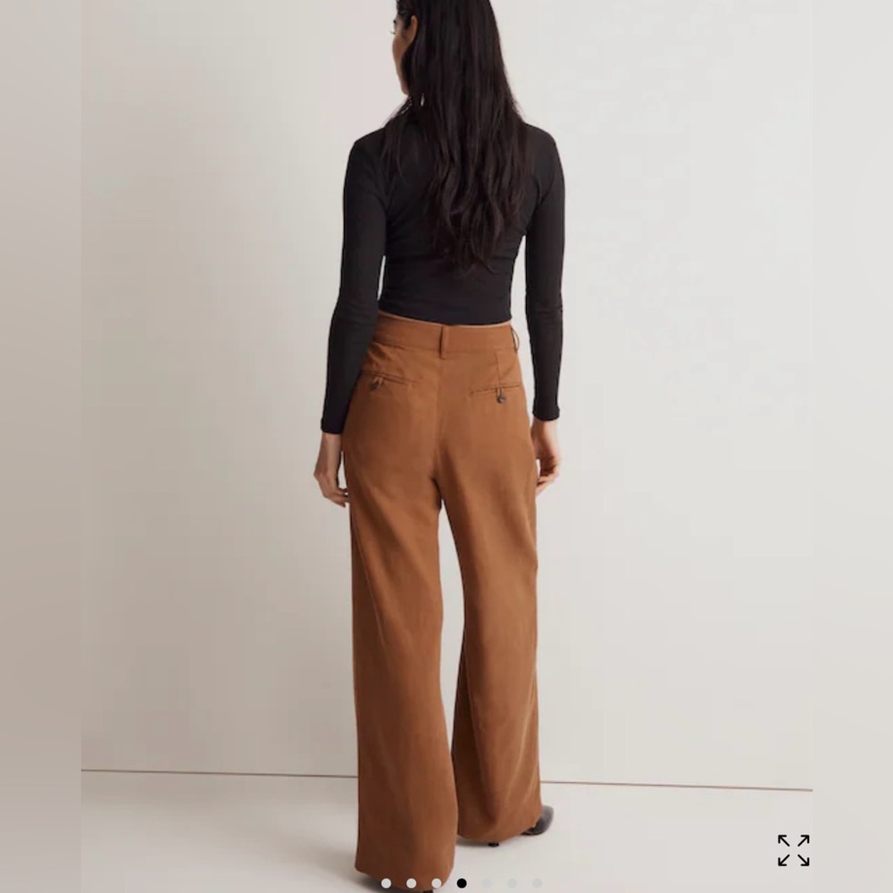 Madewell Harlow Wide-Leg Pant, sz 2 tall - Picture 3 of 10